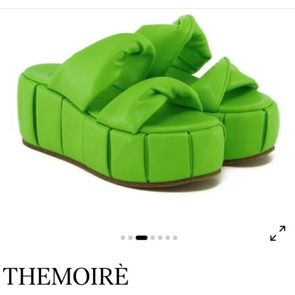 THEMOIRÈ Green Wedges #3 - Picture 1 of 7